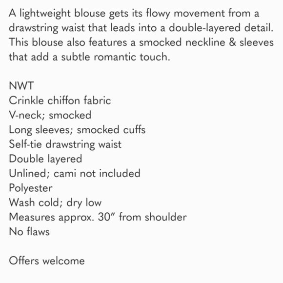 Torrid FLORAL CHIFFON DRAWSTRING DOUBLE LAYER TOP NWT sz 2 - Picture 4 of 7